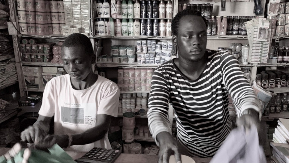 A grocery shop in Kakuma